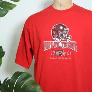 NCAA Men's Red and Black Tshirt